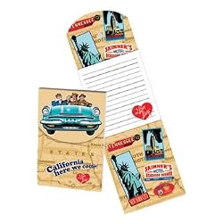 I Love Lucy California here we come! Magnetic Closure Notepad