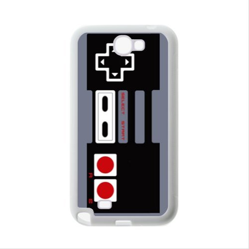 Personalized Funny Old School Video Game Controller Samsung Galaxy Note2 N7100 Plastic and TPU Case, Cell Phone Cover