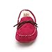Sunrolan Women Winter Flats Fashion Suede Snow Shoe Fur-lined Moccasins Driving Shoes Slip on Loafers 821