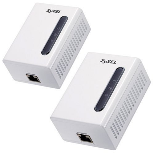ooma phones:ZyXEL PLA401 200 Mbps Powerline HomePlug AV Wall-plug Adapter (Starter Kit--2 units)