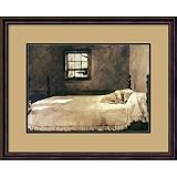 Master Bedroom Framed Print by Andrew Wyeth Framed
