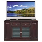 Boulder Creek 62" TV Console by Leick Furniture (Medium Oak) (36"H x 62"W x ....