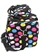 13" Small Colorful Multi Polka Dots Duffle Bag Travel Carry On Luggage image 4