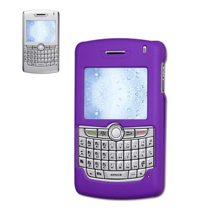 New Fashionable Perfect Fit Hard Protector Skin Cover Cell Phone Case for Blackberry 8830/8800 Sprint,US Cellular,Verizon – Purple