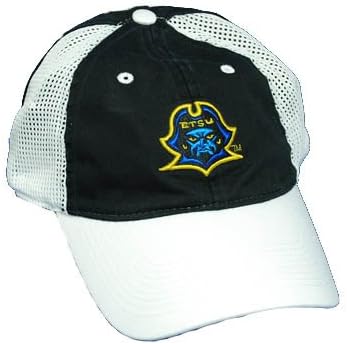 NCAA EAST TENNESSEE STATE BUCCANEERS MESH WHITE HAT CAP