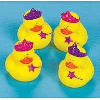 12 Princess Rubber Duckies