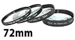Digital Concepts +1 +2 +4 +10 Close-Up Macro Filter Set with Pouch (72mm)