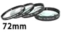 Digital Concepts 1 2 4 10 Close-Up Macro Filter Set with Pouch (72mm)
