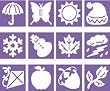 Seasons Stencils
