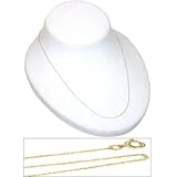 14k Yellow Gold Rope Chain Links 18