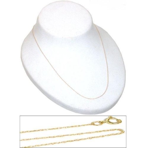 14k Yellow Gold Rope Chain Links 18