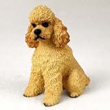Poodle Apricot Sport Cut Figurine
