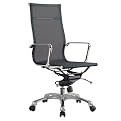 Merrill High-Back Chair - Black/ Chrome