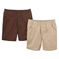 Infant Boys' Circo&reg; 2-pack Twill Short - Brown/Dark Khaki