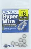 Owner American Corp Hyper Wire Split Ring Size 6 70lb Test 8per pk