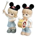 Disney Girl and Boy Mouseketeers ''Come Along and Sing the Song'' 2-Pc. Figurine Set by Precious Moments