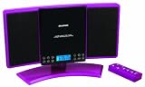 Sylvania SRCD2730-Purple CD AM/FM Micro System with LED Alarm Clock, Desk or Wall Mountable (Purple)