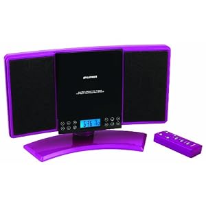Sylvania SRCD2730-Purple CD AM/FM Micro System