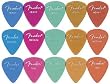 Fender California Clears Pickpack (12 Pk) Burgundy Mist, Hvy