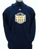 New York Yankees MLB Stadium Collection Youth Hooded Fleece Navy