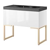 GODMORGON/ BREDVIKEN 洗面台（引き出し×1） 87 / ホワイト バーチ[イケア]IKEA（S79873235）