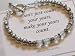 Quoted Jewels Counting Birthdays Bracelet - December