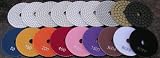 5 Wet Diamond Polishing Pads Set of 9