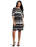 Donna Morgan Women's Mock Wrap Back Dress, Pale Moon, 2