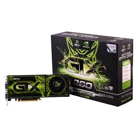 XFX GX260NADF9 GeForce GTX 260 896MB DDR3 576MHz PCI Express 2.0 SLI Ready Video Card - Dual DVI/S-Video