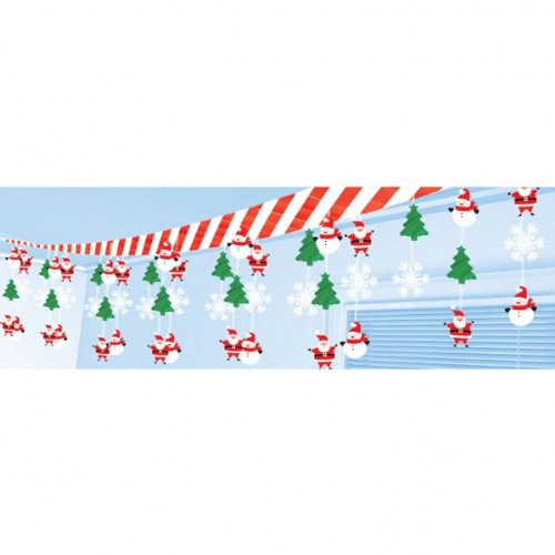 Christmas Decorations : Santa & Snowman Ceiling Hanger