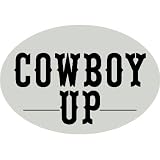 Knock Out Hitch Covers 403 CowboyUp Hitch Cover with Black High Impact Automotive Plastic Body
