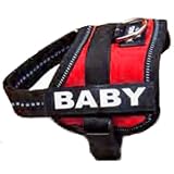 Julius K9　ドッグ　パワーハーネス　(赤、ベイビー1、胴回り29 - 36cm、体重0.8 - 3kg)