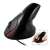 Anker® Vertical Ergonomic Optical Mouse for Windows and Mac OS, Wired, USB, 1000 DPI, 5 Buttons Black 41XbgWLTCQL. SL160 Anker® Vertical Ergonomic Optical Mouse for Windows and Mac OS, Wired, USB, 1000 DPI, 5 Buttons Black