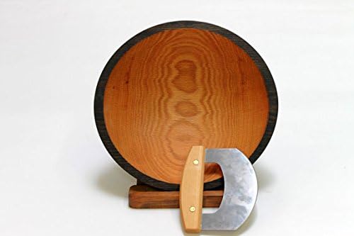 12 Inch Ebonized Solid Wood Red Oak Chopping Bowl - Holland Bowl Mill