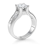 1 1/2 ct, D Color, VS1 Clarity, EGL Certified, Round Cut, Diamond Engagement Ring in Platinum
