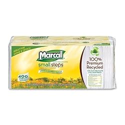 MRC6506PK - Luncheon Napkin, Single-Ply, 12-1/2x11-1/4, 400/PK, White
