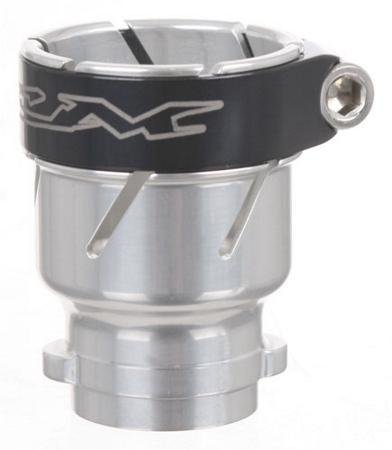 Buy CCM Spyder Heli Clamp No Rise Feed Neck - No Holes - Silver Black by CCM