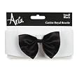 Aria Polyester Canine Royale Dog Bowtie, Medium, Black Satin