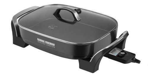 Cheap George Foreman SK0010B SkilLite Digital Searing Skillet with Sear Setting and Grease Channel – Low Prices on George Foreman SK0010B SkilLite Digital