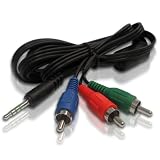 Trekstor YUV-Adapterkabel 3,5 mm Klinke auf 3 x Cinch