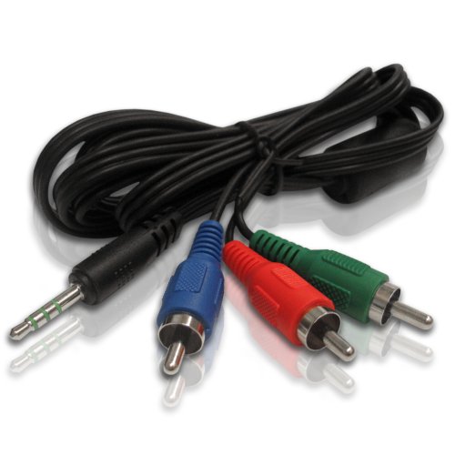 Trekstor YUV-Adapterkabel 3,5 mm Klinke auf 3 x Cinch