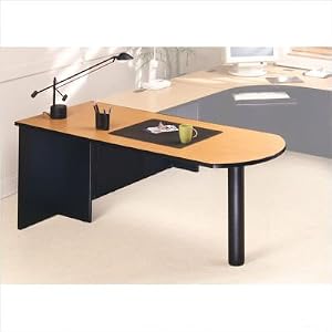 3000 Series Freestanding Peninsula Finish: Maple  Black Base
