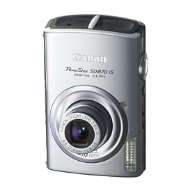 Canon PowerShot SD870IS 8MP Digital Camera with 3.8x Wide Angle Optical Image Stabilized Zoom (Silver)