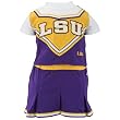 Nike LSU Tigers Two Tone Toddler Girls Two-Piece Cheerleader Dress