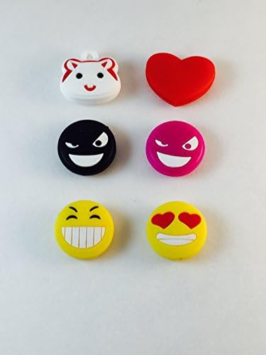 Tennis Vibration Dampeners - Tennis Shock Absorbers For Your Tennis Racquet (One Size, Flirty)