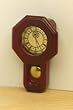 Wall Clock in Mahogany Dollhouse Miniature