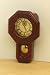 Wall Clock in Mahogany Dollhouse Miniature