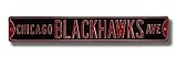 Chicago Blackhawks Avenue Sign 6 x 36 NHL Hockey Street Sign