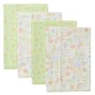 Gerber 4PK Flannel Burp Cloths - Green