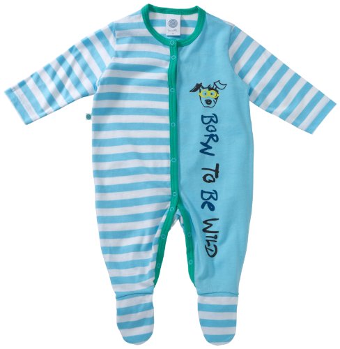 Sanetta Baby - Jungen Schlafanzug (Einteiler), gestreift 220805, Gr. 62, Blau (5609) Preisvergleich